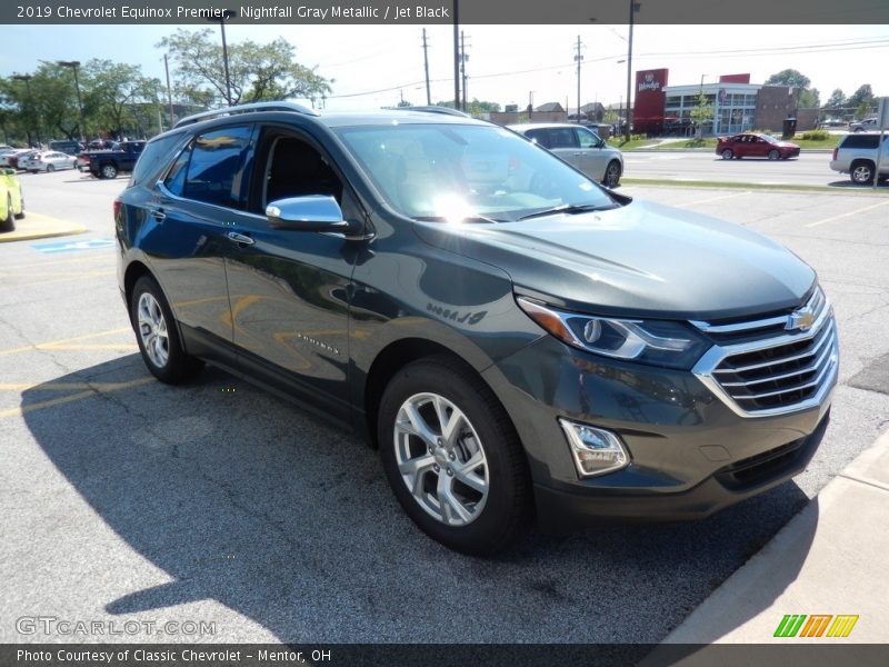 Nightfall Gray Metallic / Jet Black 2019 Chevrolet Equinox Premier