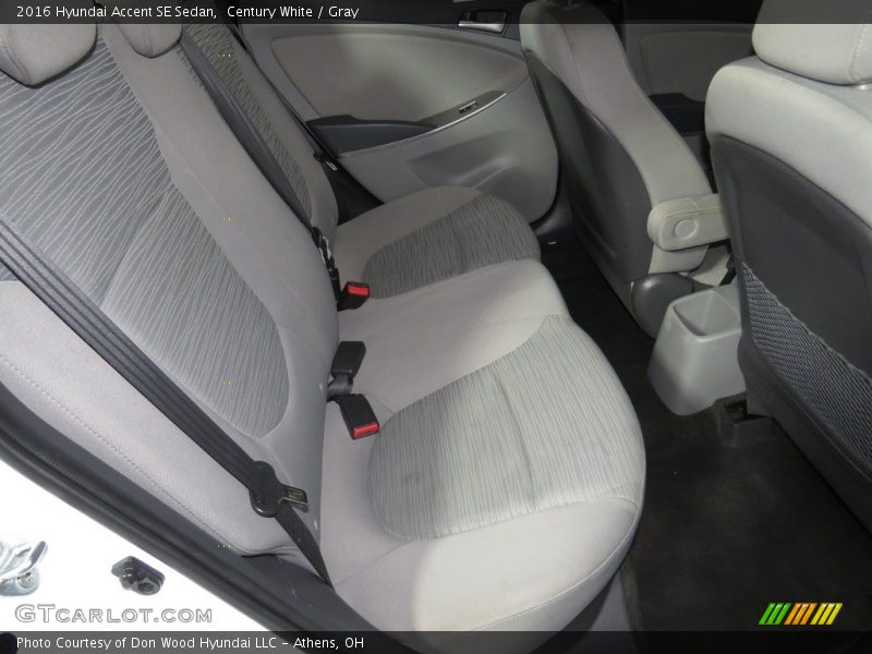 Century White / Gray 2016 Hyundai Accent SE Sedan