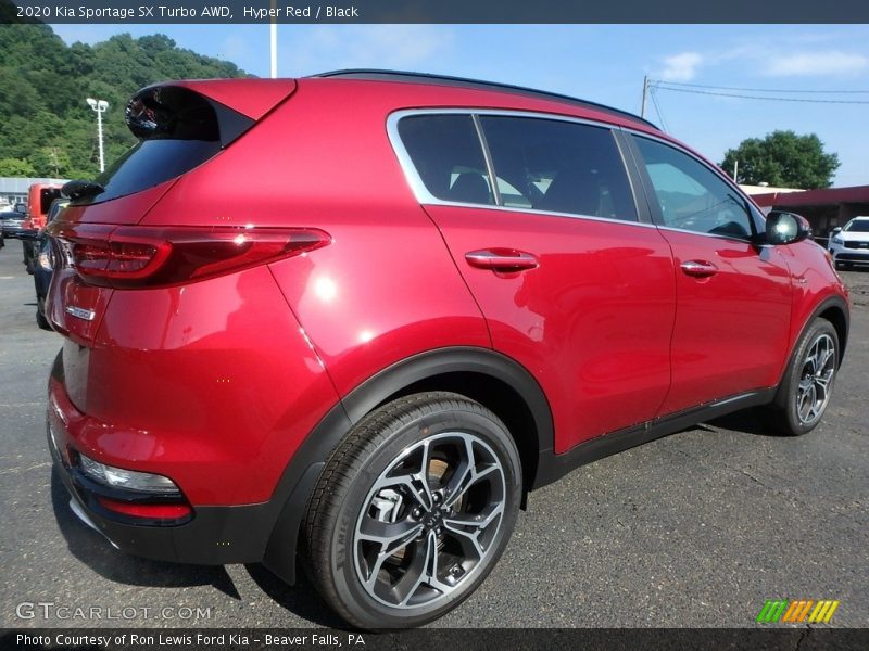 Hyper Red / Black 2020 Kia Sportage SX Turbo AWD