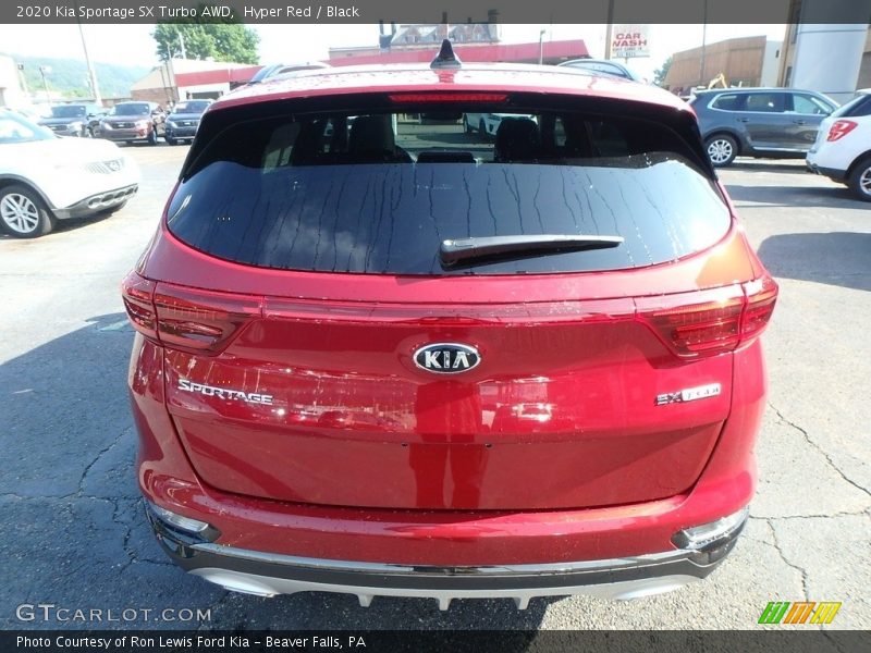 Hyper Red / Black 2020 Kia Sportage SX Turbo AWD