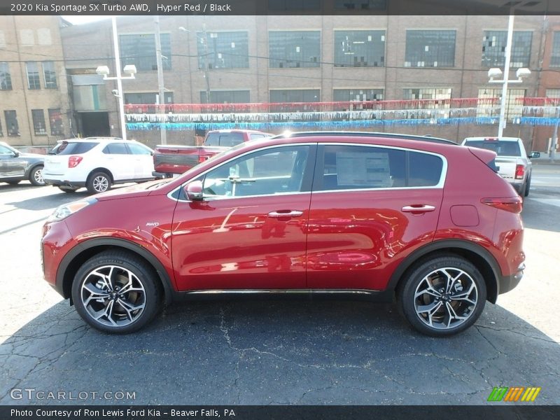 Hyper Red / Black 2020 Kia Sportage SX Turbo AWD