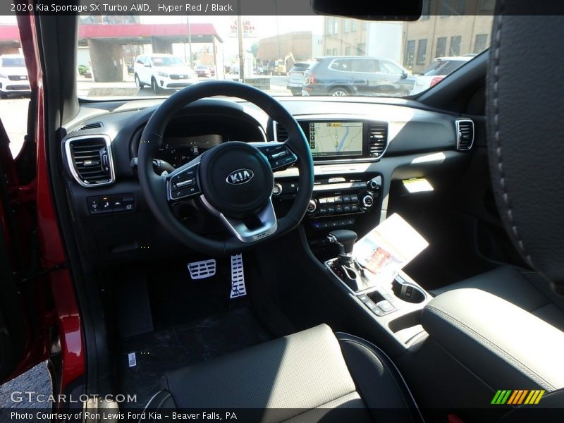 Hyper Red / Black 2020 Kia Sportage SX Turbo AWD