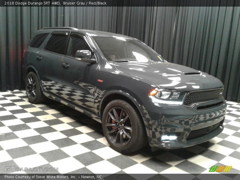 Bruiser Gray / Red/Black 2018 Dodge Durango SRT AWD
