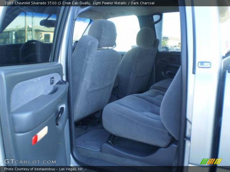 Light Pewter Metallic / Dark Charcoal 2003 Chevrolet Silverado 3500 LS Crew Cab Dually