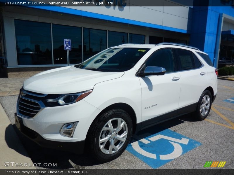Summit White / Jet Black 2019 Chevrolet Equinox Premier AWD