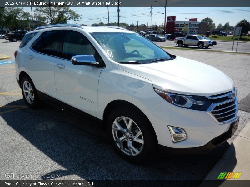 Summit White / Jet Black 2019 Chevrolet Equinox Premier AWD