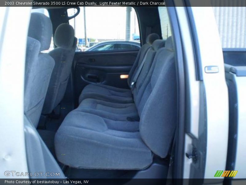 Light Pewter Metallic / Dark Charcoal 2003 Chevrolet Silverado 3500 LS Crew Cab Dually
