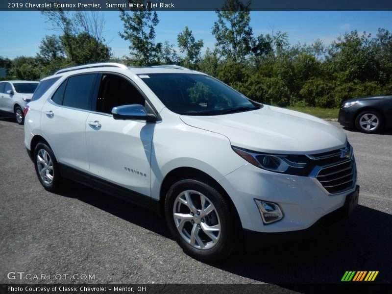 Summit White / Jet Black 2019 Chevrolet Equinox Premier