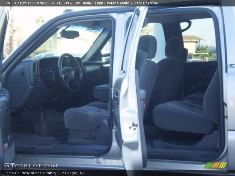Light Pewter Metallic / Dark Charcoal 2003 Chevrolet Silverado 3500 LS Crew Cab Dually