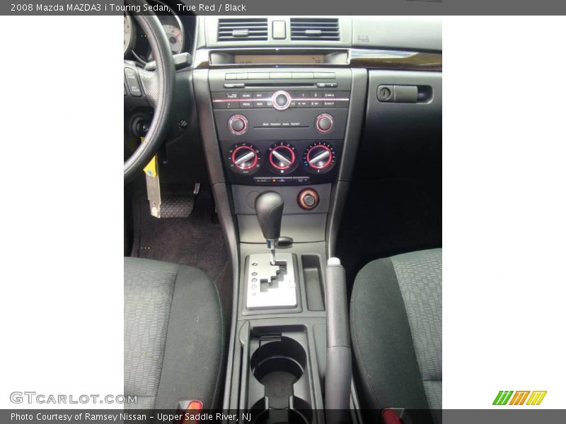 True Red / Black 2008 Mazda MAZDA3 i Touring Sedan