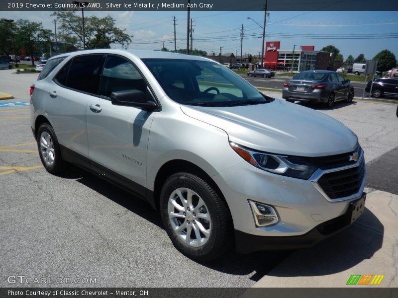 Silver Ice Metallic / Medium Ash Gray 2019 Chevrolet Equinox LS AWD