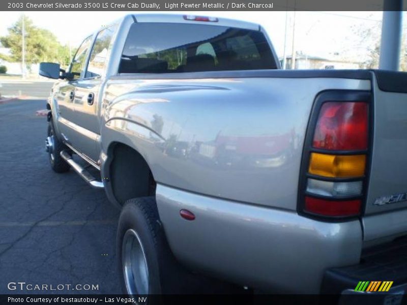 Light Pewter Metallic / Dark Charcoal 2003 Chevrolet Silverado 3500 LS Crew Cab Dually