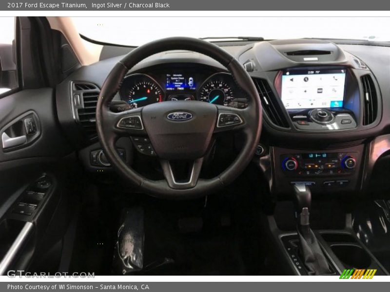 Ingot Silver / Charcoal Black 2017 Ford Escape Titanium