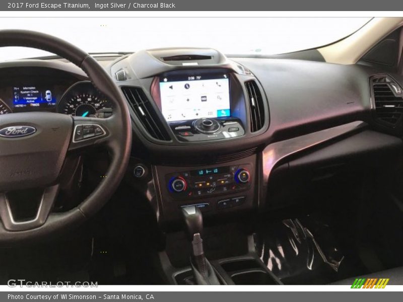 Ingot Silver / Charcoal Black 2017 Ford Escape Titanium