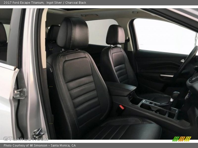 Ingot Silver / Charcoal Black 2017 Ford Escape Titanium