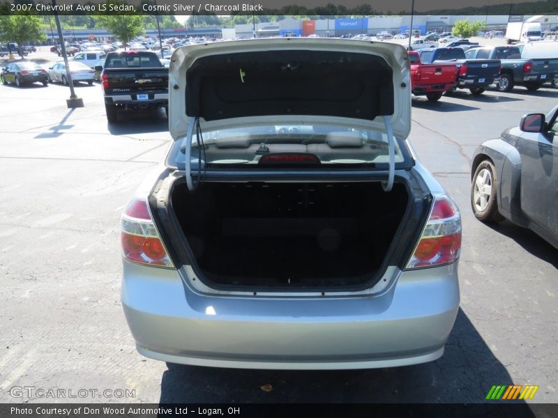 Cosmic Silver / Charcoal Black 2007 Chevrolet Aveo LS Sedan