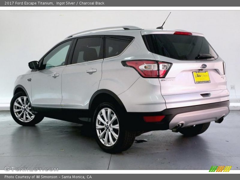 Ingot Silver / Charcoal Black 2017 Ford Escape Titanium