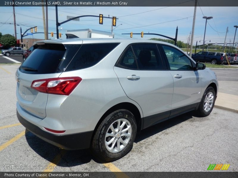 Silver Ice Metallic / Medium Ash Gray 2019 Chevrolet Equinox LS AWD