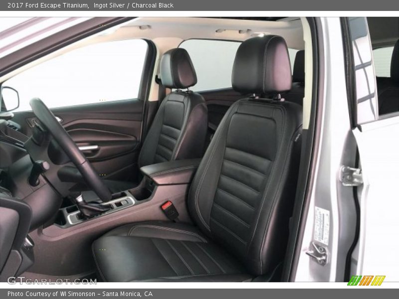 Ingot Silver / Charcoal Black 2017 Ford Escape Titanium
