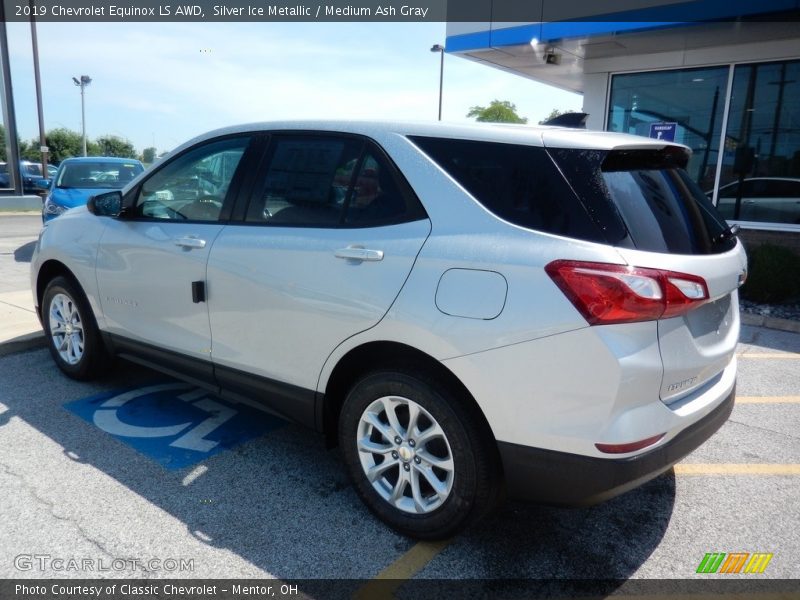 Silver Ice Metallic / Medium Ash Gray 2019 Chevrolet Equinox LS AWD