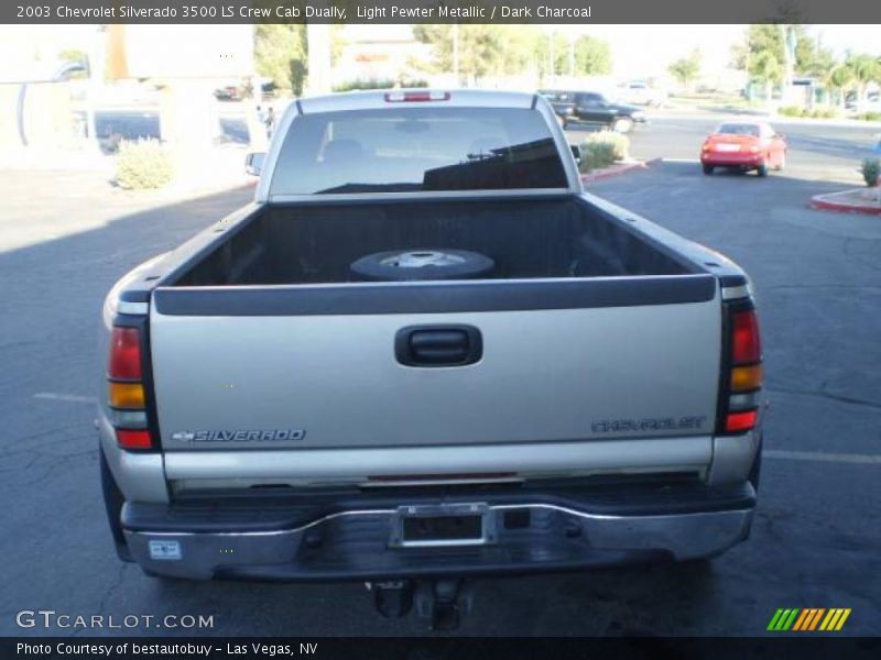 Light Pewter Metallic / Dark Charcoal 2003 Chevrolet Silverado 3500 LS Crew Cab Dually