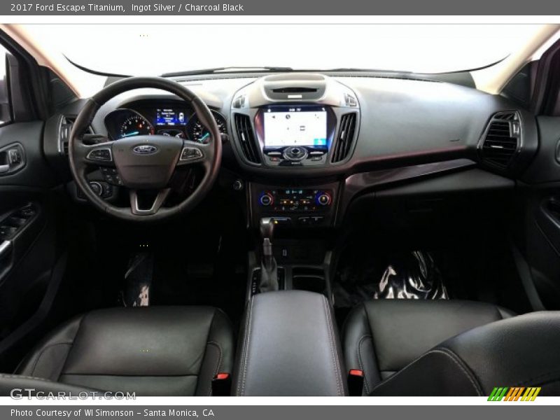 Ingot Silver / Charcoal Black 2017 Ford Escape Titanium