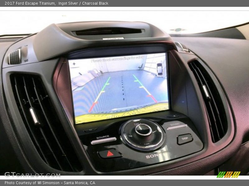 Ingot Silver / Charcoal Black 2017 Ford Escape Titanium