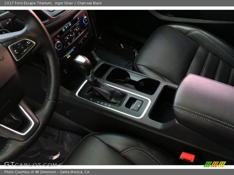 Ingot Silver / Charcoal Black 2017 Ford Escape Titanium
