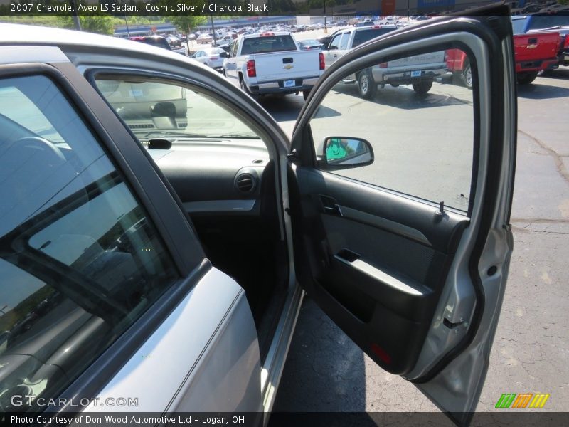 Cosmic Silver / Charcoal Black 2007 Chevrolet Aveo LS Sedan