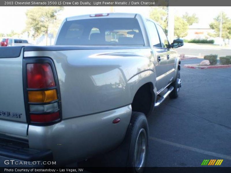 Light Pewter Metallic / Dark Charcoal 2003 Chevrolet Silverado 3500 LS Crew Cab Dually