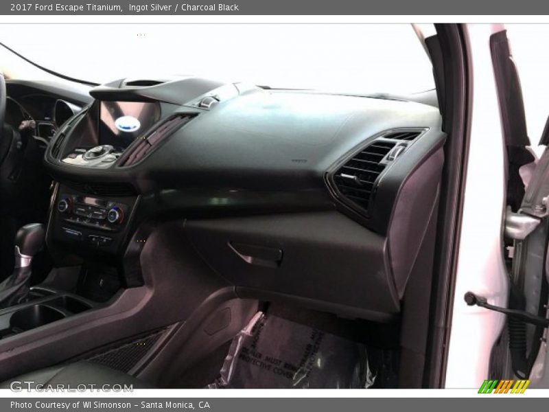 Ingot Silver / Charcoal Black 2017 Ford Escape Titanium