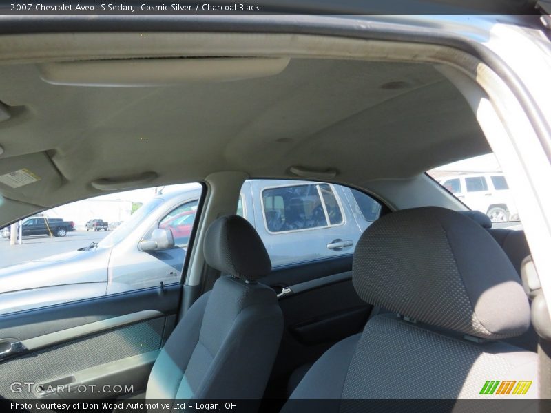 Cosmic Silver / Charcoal Black 2007 Chevrolet Aveo LS Sedan