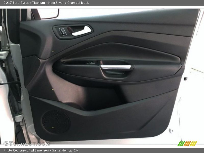 Ingot Silver / Charcoal Black 2017 Ford Escape Titanium