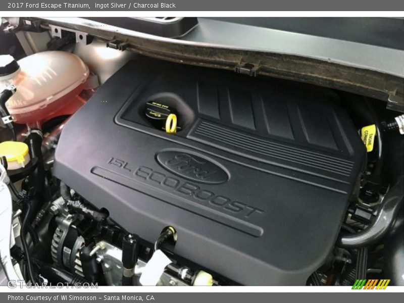 Ingot Silver / Charcoal Black 2017 Ford Escape Titanium