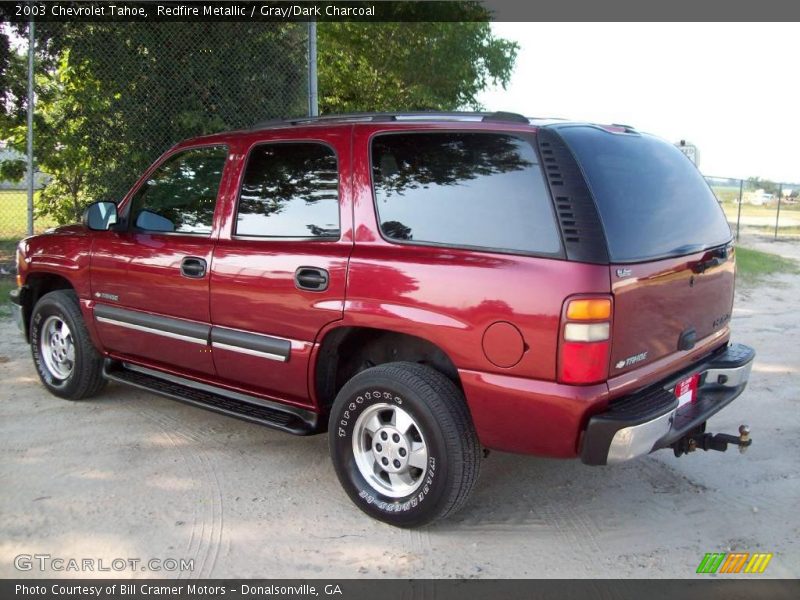 Redfire Metallic / Gray/Dark Charcoal 2003 Chevrolet Tahoe