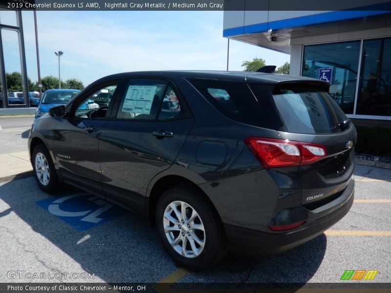 Nightfall Gray Metallic / Medium Ash Gray 2019 Chevrolet Equinox LS AWD