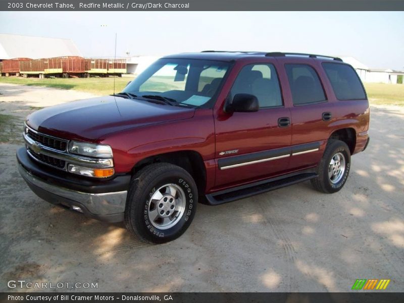 Redfire Metallic / Gray/Dark Charcoal 2003 Chevrolet Tahoe