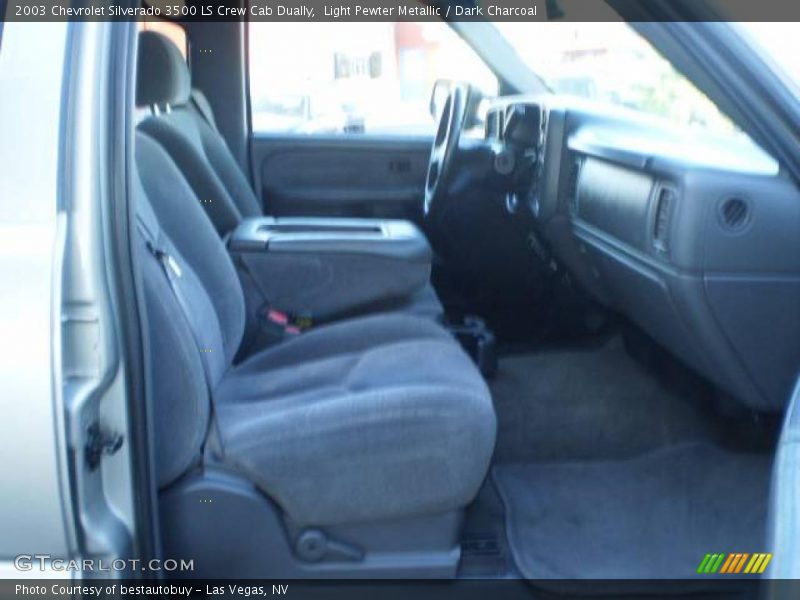 Light Pewter Metallic / Dark Charcoal 2003 Chevrolet Silverado 3500 LS Crew Cab Dually