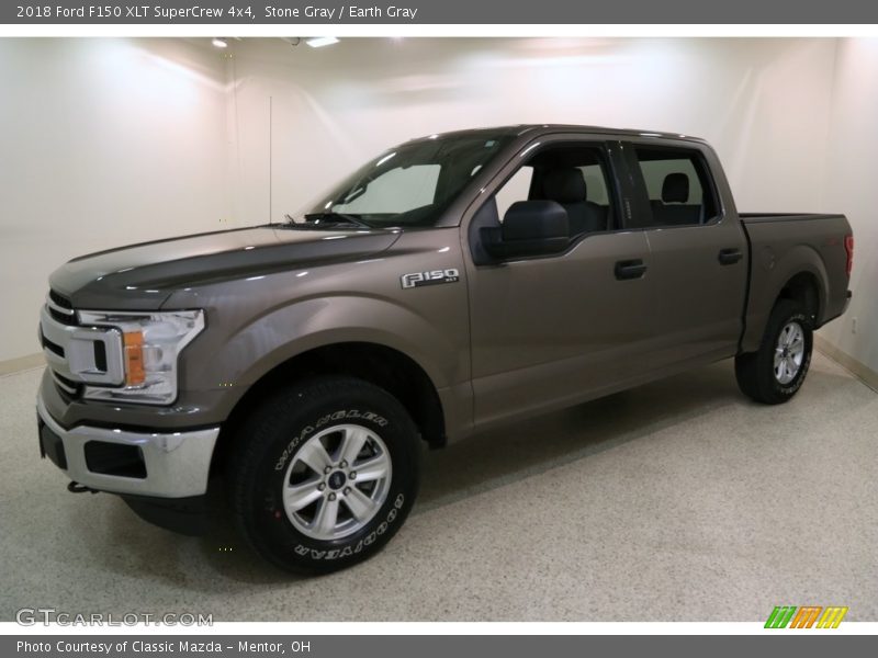 Stone Gray / Earth Gray 2018 Ford F150 XLT SuperCrew 4x4