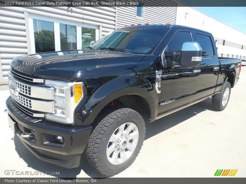 Shadow Black / Black 2017 Ford F250 Super Duty Platinum Crew Cab 4x4