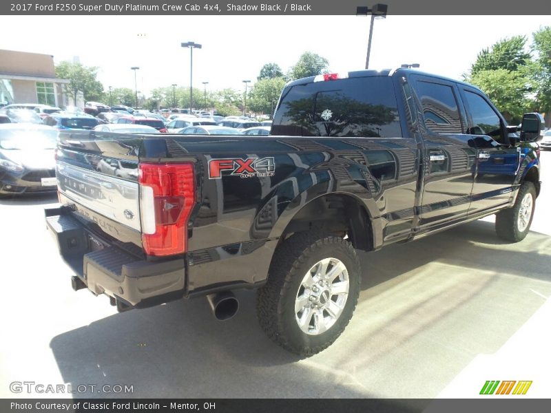 Shadow Black / Black 2017 Ford F250 Super Duty Platinum Crew Cab 4x4