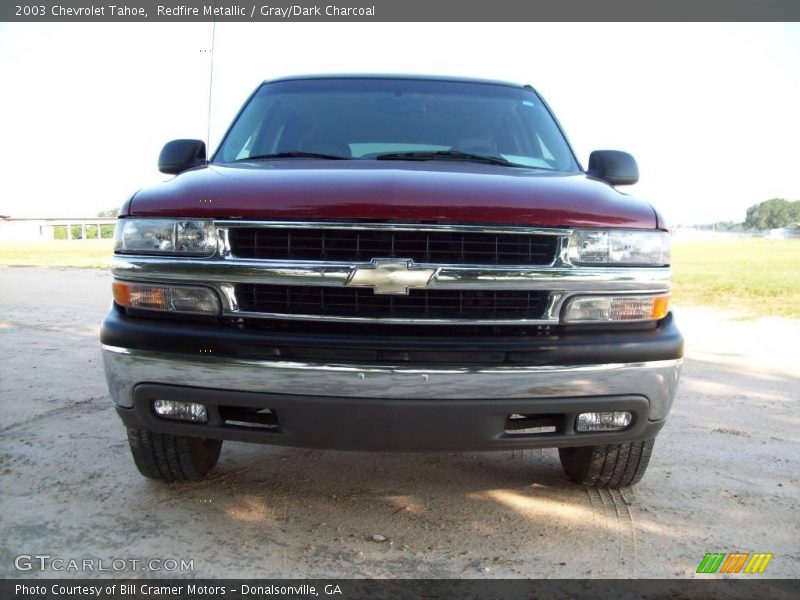 Redfire Metallic / Gray/Dark Charcoal 2003 Chevrolet Tahoe