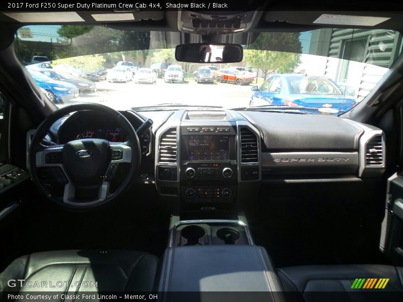 Shadow Black / Black 2017 Ford F250 Super Duty Platinum Crew Cab 4x4