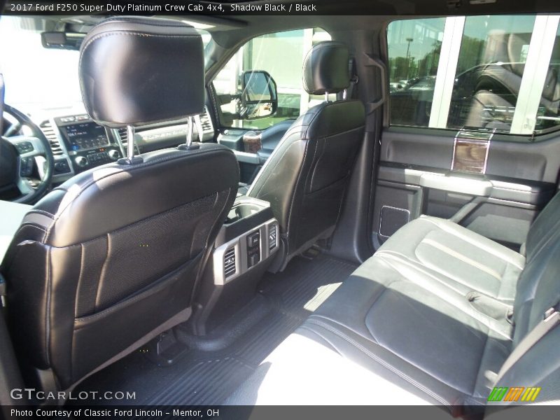 Shadow Black / Black 2017 Ford F250 Super Duty Platinum Crew Cab 4x4