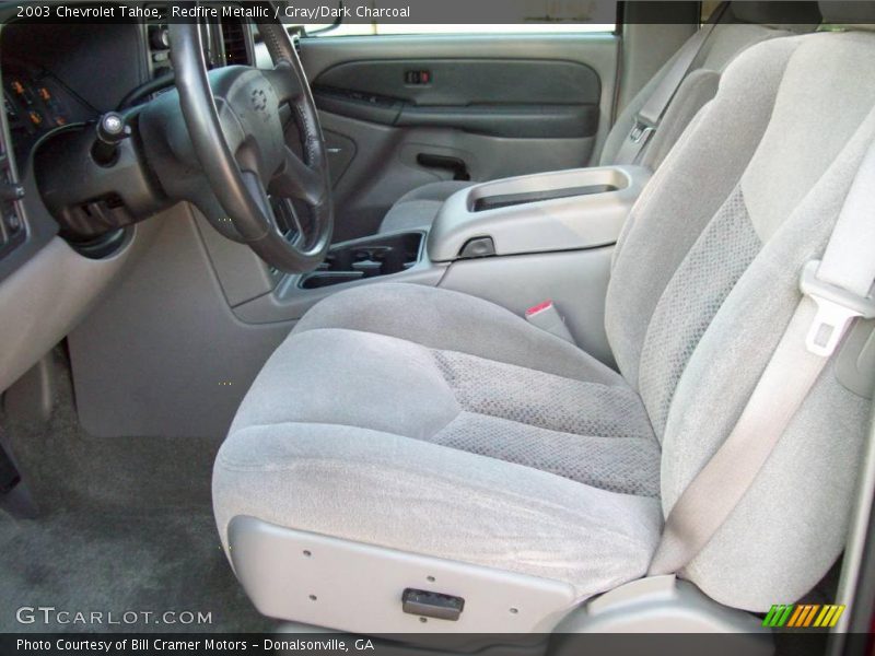 Redfire Metallic / Gray/Dark Charcoal 2003 Chevrolet Tahoe