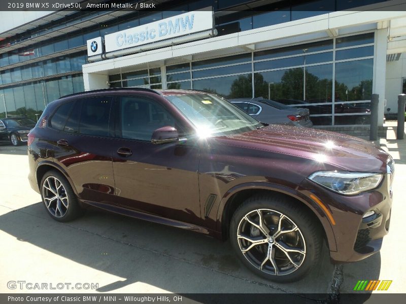 Ametrin Metallic / Black 2019 BMW X5 xDrive50i