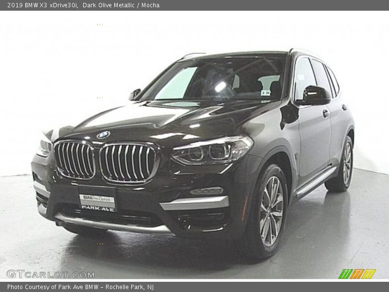 Dark Olive Metallic / Mocha 2019 BMW X3 xDrive30i
