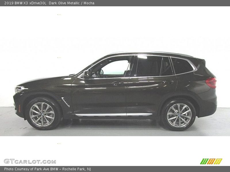 Dark Olive Metallic / Mocha 2019 BMW X3 xDrive30i