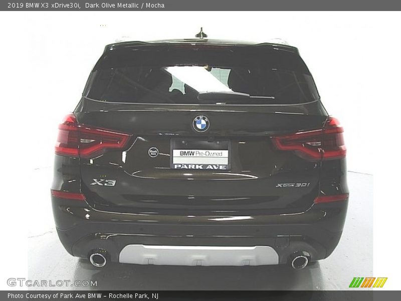 Dark Olive Metallic / Mocha 2019 BMW X3 xDrive30i