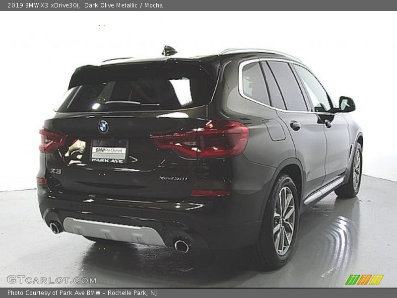 Dark Olive Metallic / Mocha 2019 BMW X3 xDrive30i